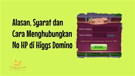 cara mengganti nomor hp di game higgs domino gold termurah online dan Voucher ShopeePay terkait diamond event season GamePoints terpercaya image 1