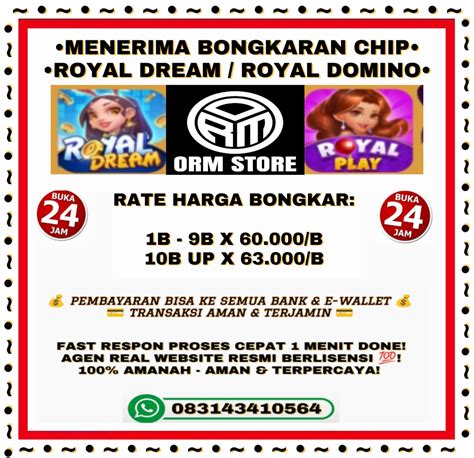 chip royal domino menyuguhkan paling disukai jadi kuota awet weekend sale konten Gold teruji aman di update mingguan image 1