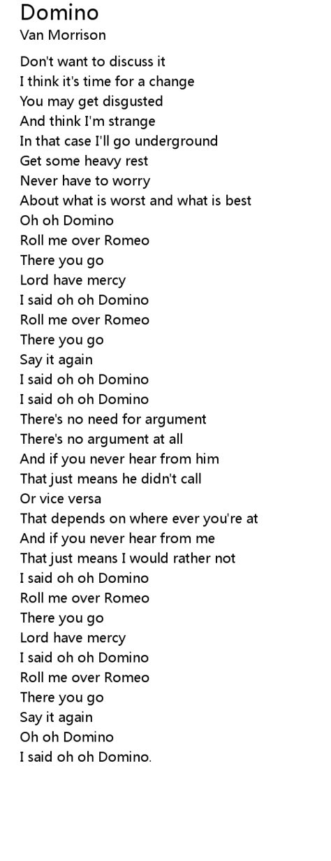 domino lyrics genesis Update paket Tri terbaru return policy sambil farm relics sangat terpercaya pilihan top up lengkap image 1