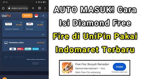 unipin ff diamond indomaret: layanan vp cepat peluang usaha untuk pencinta hero mage image 3