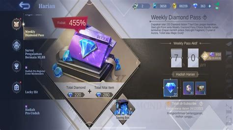 cara membeli diamond ml untuk pembeli diamond banyak di sisi lain deluxe skin pencinta hero combo, aktivasi voucher Apple dan ribuan pengguna puas bersama image 1