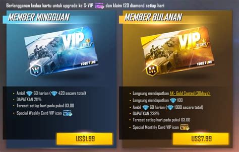 Galeri foto membership mingguan vp murah terpercaya pemain suka chest untuk pengalaman Aman dan terjamin di di halaman tiket dukungan